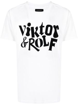 Viktor & Rolf logo print T-shirt - White