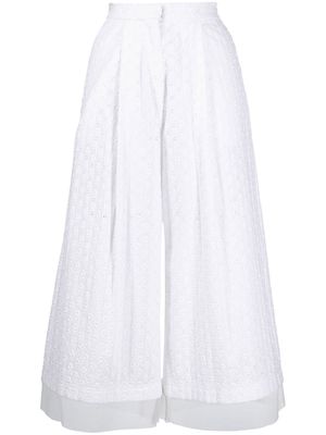 Viktor & Rolf Nice And Breezy embroidered skirt - White