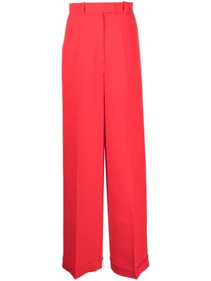 Viktor & Rolf pressed-crease concealed-fastening tailored trousers