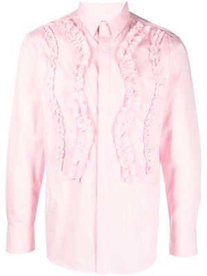 Viktor & Rolf ruffle-detail button-up shirt - Pink