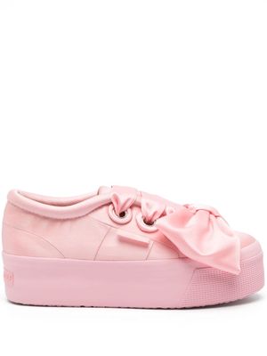 Viktor & Rolf x Superga bow-detail sneakers - Pink