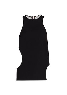 Vildan Side Cut-Outs Top