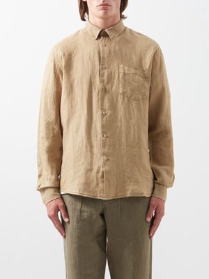 Vilebrequin - Caroubis Linen Shirt - Mens - Beige