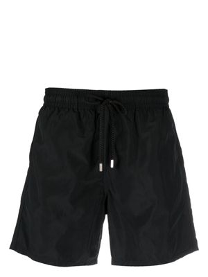 Vilebrequin elasticated drawstring swim shorts - Black