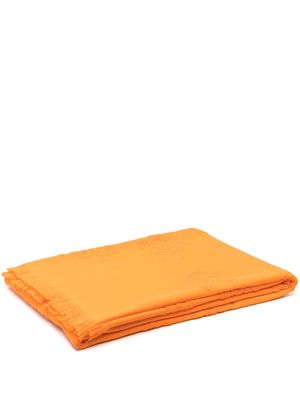 Vilebrequin graphic-print cotton towel - Orange