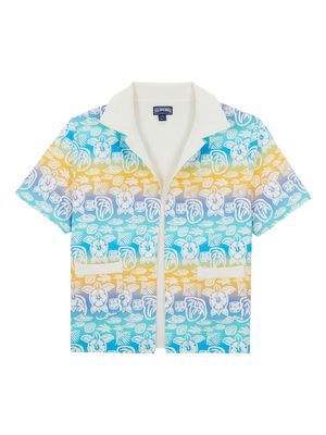 Vilebrequin Kids Galet cotton shirt - Blue