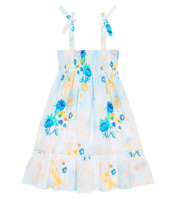 Vilebrequin Kids Gloss floral cotton dress