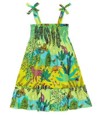 Vilebrequin Kids Gloss printed cotton dress
