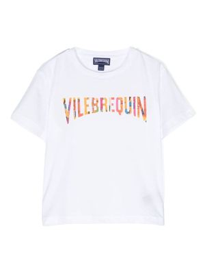 Vilebrequin Kids logo-print cotton T-shirt - White