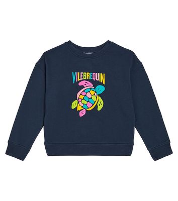 Vilebrequin Kids Logo printed cotton jersey sweatshirt
