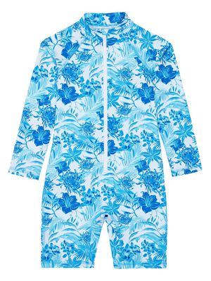 Vilebrequin Kids Tahiti Flowers swimsuit - White