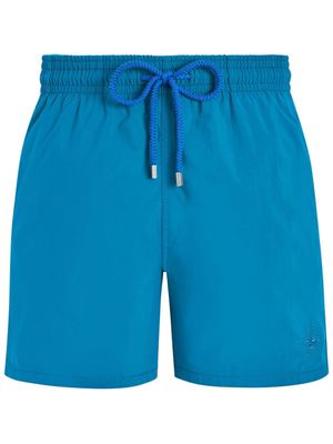 Vilebrequin logo-appliqué swim shorts - Blue