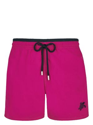 Vilebrequin logo-embroidered swim shorts - Pink