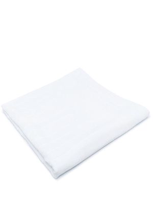 Vilebrequin logo-jacquard cotton towel - Blue