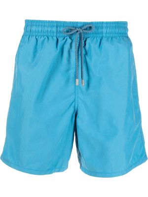 Vilebrequin logo-patch swim shorts - Blue