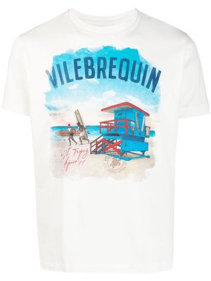 Vilebrequin Malibu Lifeguard graphic T-shirt - White