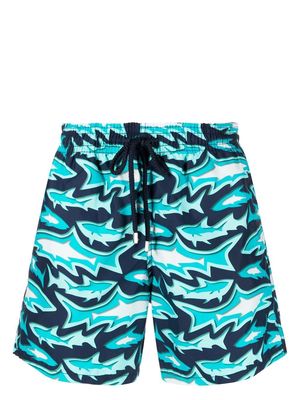 Vilebrequin Moorea printed swim shorts - Blue