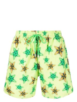 Vilebrequin Moorea starfish print swim shorts - Green