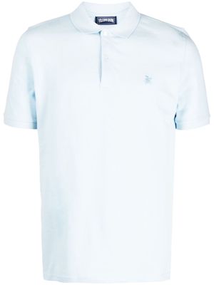 Vilebrequin Palatin logo-embroidered polo shirt - Blue