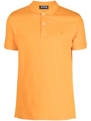Vilebrequin Palatin logo-embroidered polo shirt - Orange
