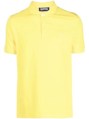 Vilebrequin Palatin logo-embroidered polo shirt - Yellow