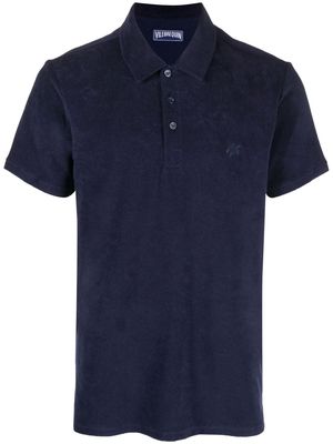 Vilebrequin Phoenix terry short-sleeved polo shirt - Blue