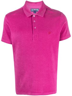 Vilebrequin Phoenix terry short-sleeved polo shirt - Pink