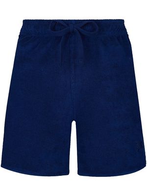 Vilebrequin terrycloth drawstring shorts - Blue