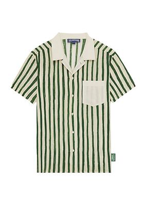 Vilebrequin x Highsnobiety Charli Striped Linen Camp Shirt