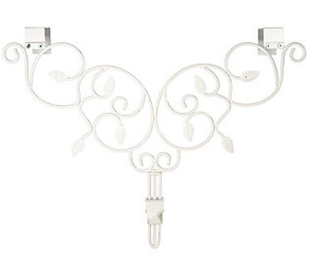 Village Lighting Adjustable Wreath Hanger - Ivy- White