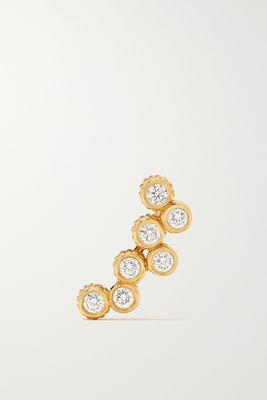 Viltier - Clique 18-karat Gold Diamond Single Earring - one size