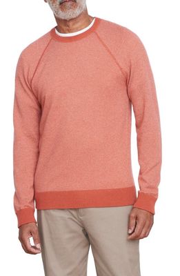 Vince Birdseye Wool & Cashmere Sweater in Burnt Sunset/Pearl