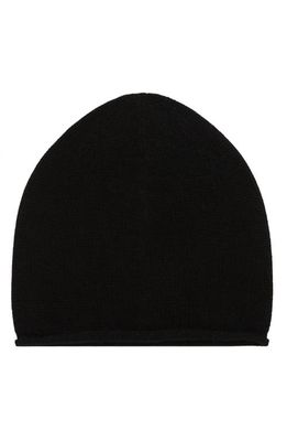 Vince Boiled Cashmere Chunky Knit Beanie in Black
