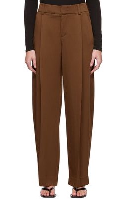 Vince Brown Tailored Trousers