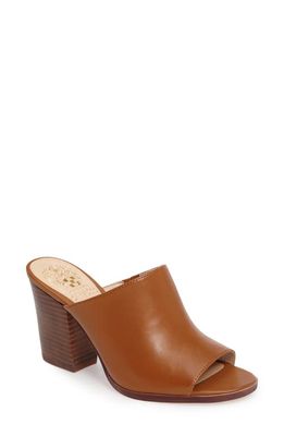 Vince Camuto Anabi Backless Sandal in Whiskey Bar Leather