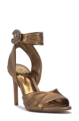 Vince Camuto Anyria Ankle Strap Sandal in Luxe Gold