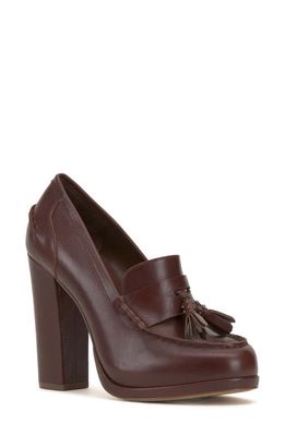 Vince Camuto Cefinlyn Loafer Pump in Dark Mahogany