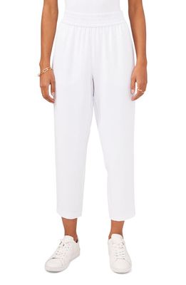 Vince Camuto Crêpe de Chine Pull-On Pants in New Ivory