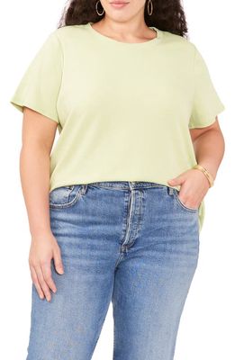 Vince Camuto Crewneck T-Shirt in Foam Green
