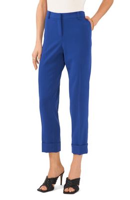 Vince Camuto Cuff Crop Trousers in Twighlight Blue