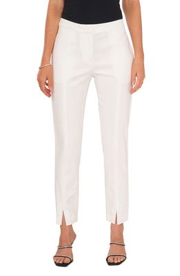 Vince Camuto Double Weave Slim Pants in New Ivory