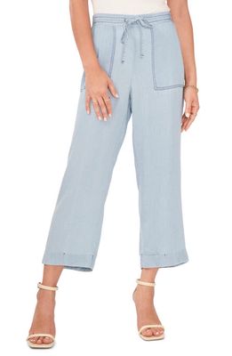 Vince Camuto Drawstring Crop Pants in Arctic Surf