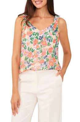 Vince Camuto Floral Print Tank in Birch
