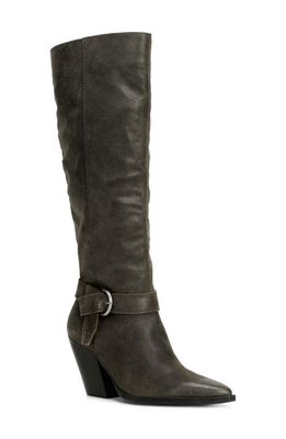 Vince Camuto Grathlyn Pointed Toe Knee High Boot in Tobacco