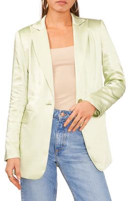 Vince Camuto Hammered Satin Jacket in Foam Green