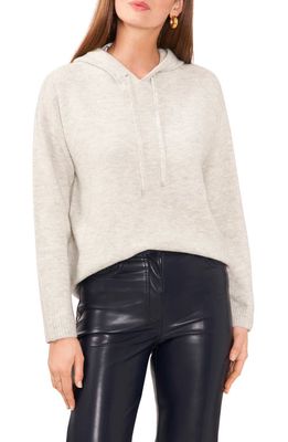 Vince Camuto Jersey Knit Hooded Sweater in Silver Heather