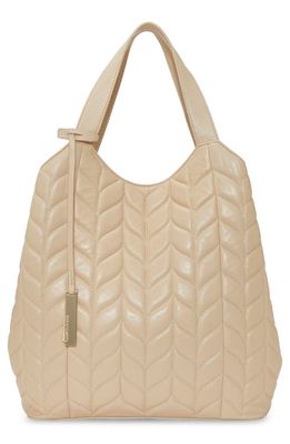 Vince Camuto Kisho Quilted Tote in Warm Vanilla