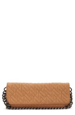 Vince Camuto Kokel Quilted Leather Clutch in Sandstone Lambca