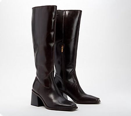 Vince Camuto Leather or Suede Heeled Tall Boots - Sangeti