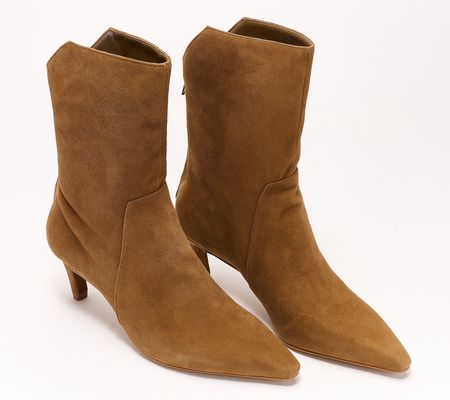 Vince Camuto Leather or Suede Mid Shaft Boots - Quindele